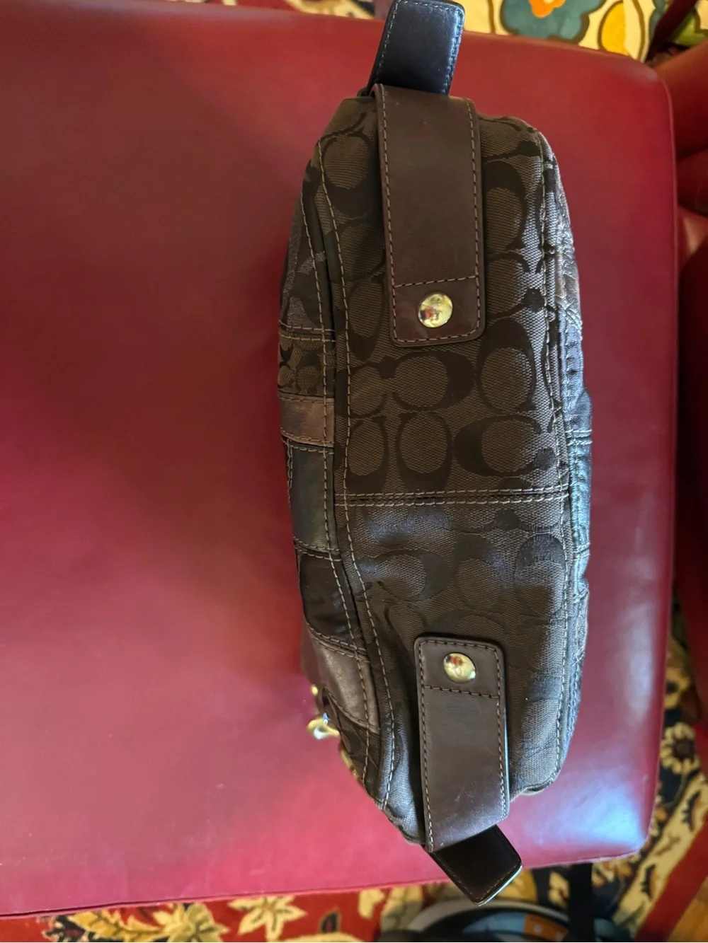 Vintage Y2K Coach Zoe Patchwork Leather HoBo Bag